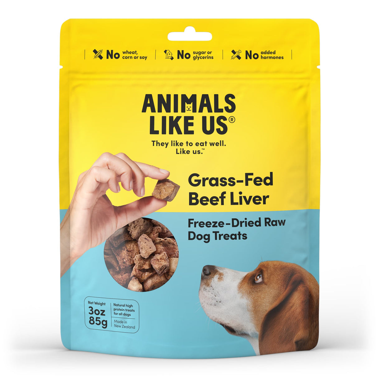 Animals Like Us Grass-Fed Beef Liver Freeze Dried Treat 80g