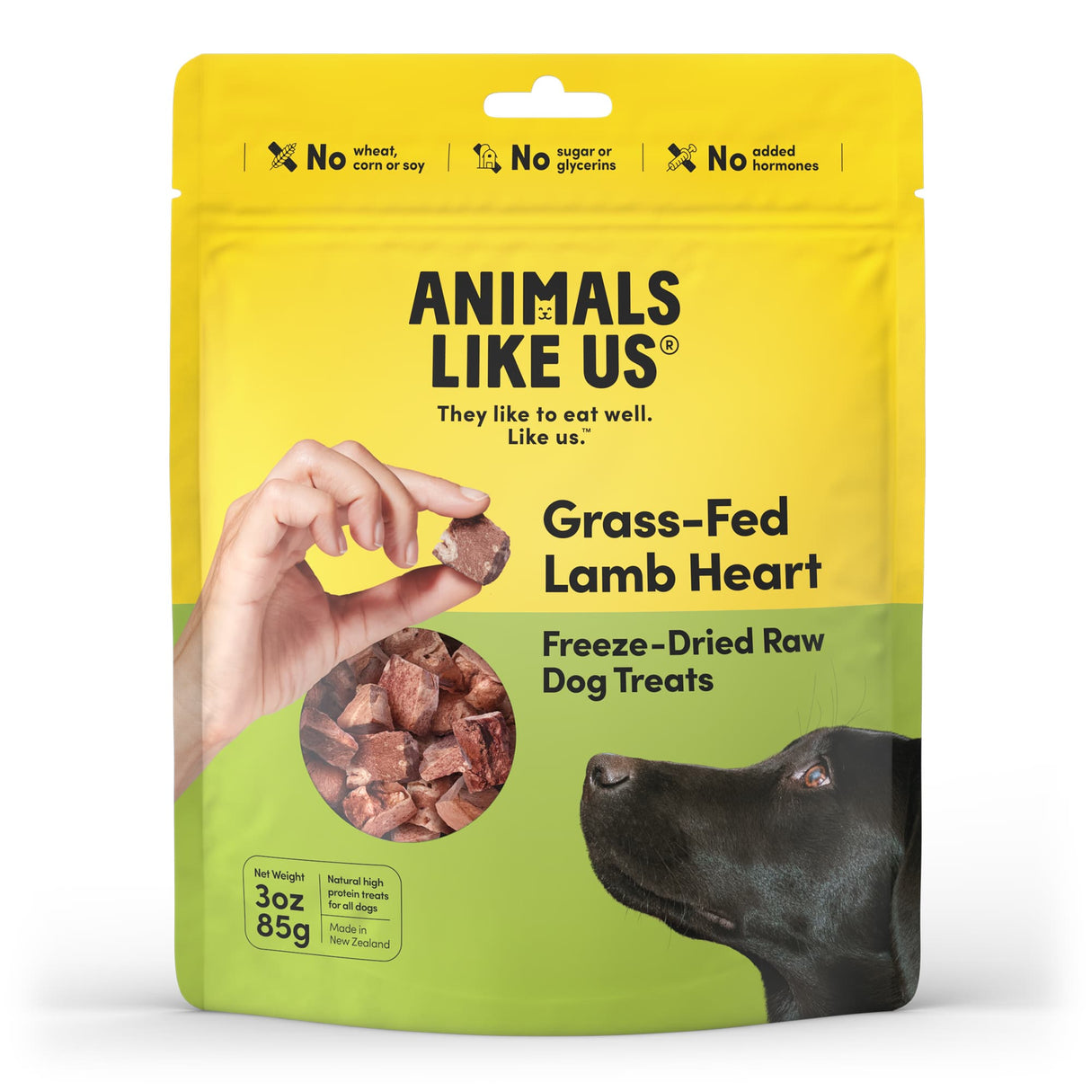 Animals Like Us Grass-Fed Lamb Heart Freeze Dried Treat 85G
