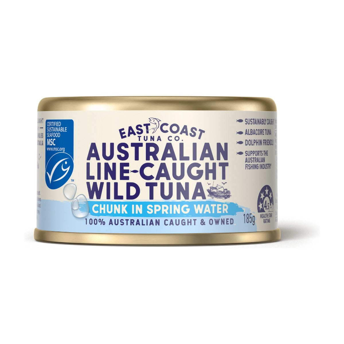 East Coast Tuna Co. Albacore Tuna in Spring Water 185g