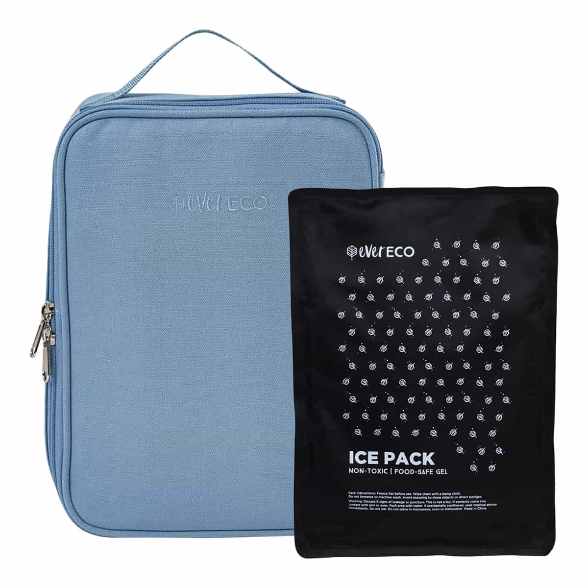 Ever Eco Insulated Lunch Bag with Ice Pack Cove