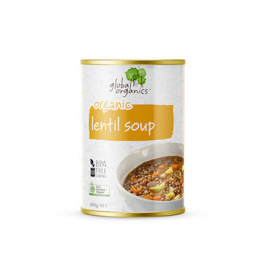 Global Organic Soup Lentil 400g