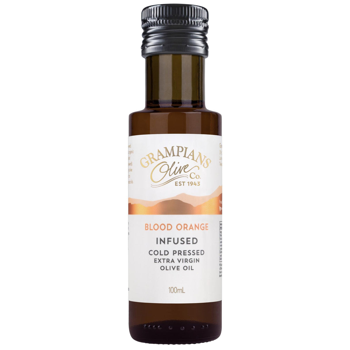 Grampians Olive Co Blood Orange Infused Extra Virgin Olive Oil 100ml