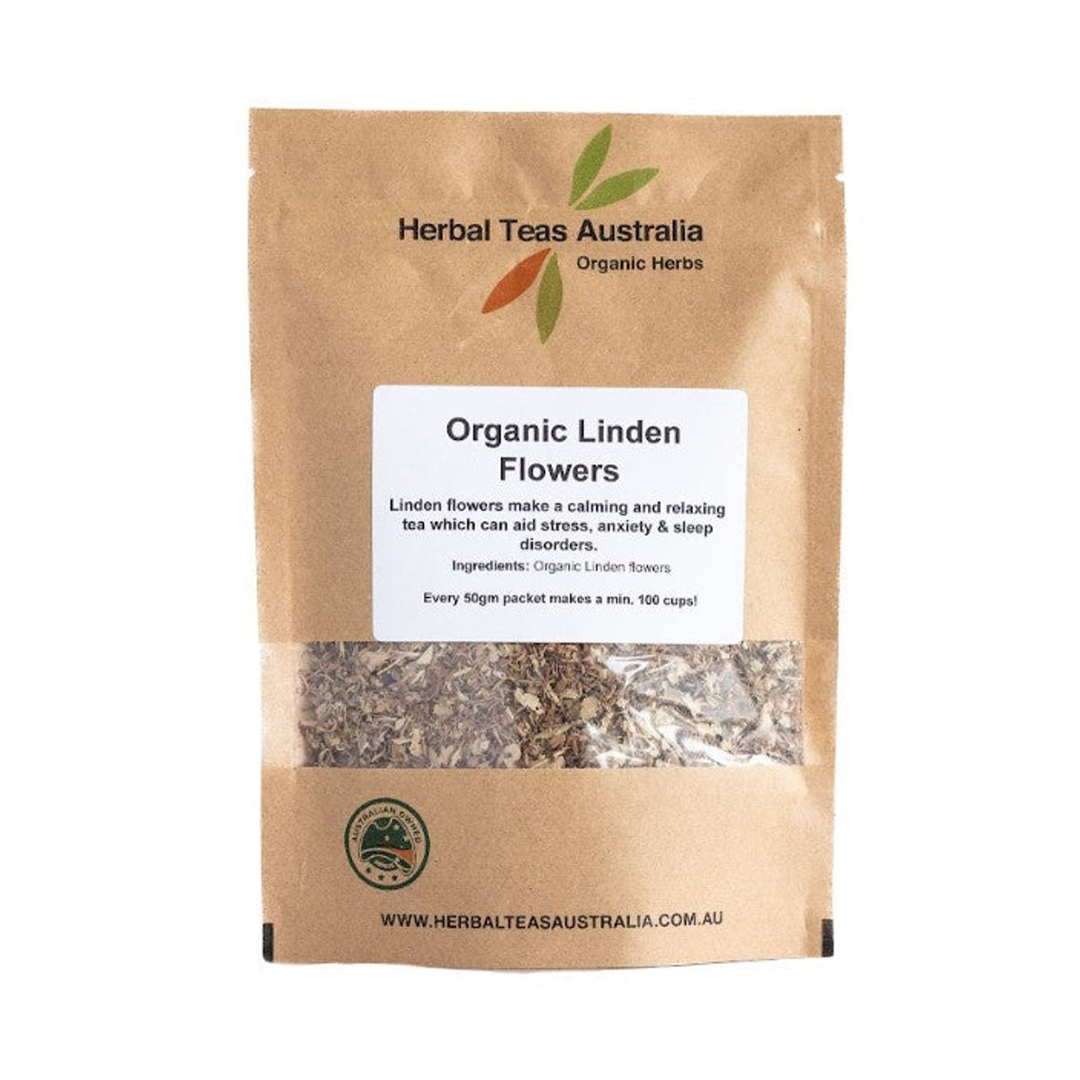 Herbal Teas Australia Linden Loose Leaf 50g