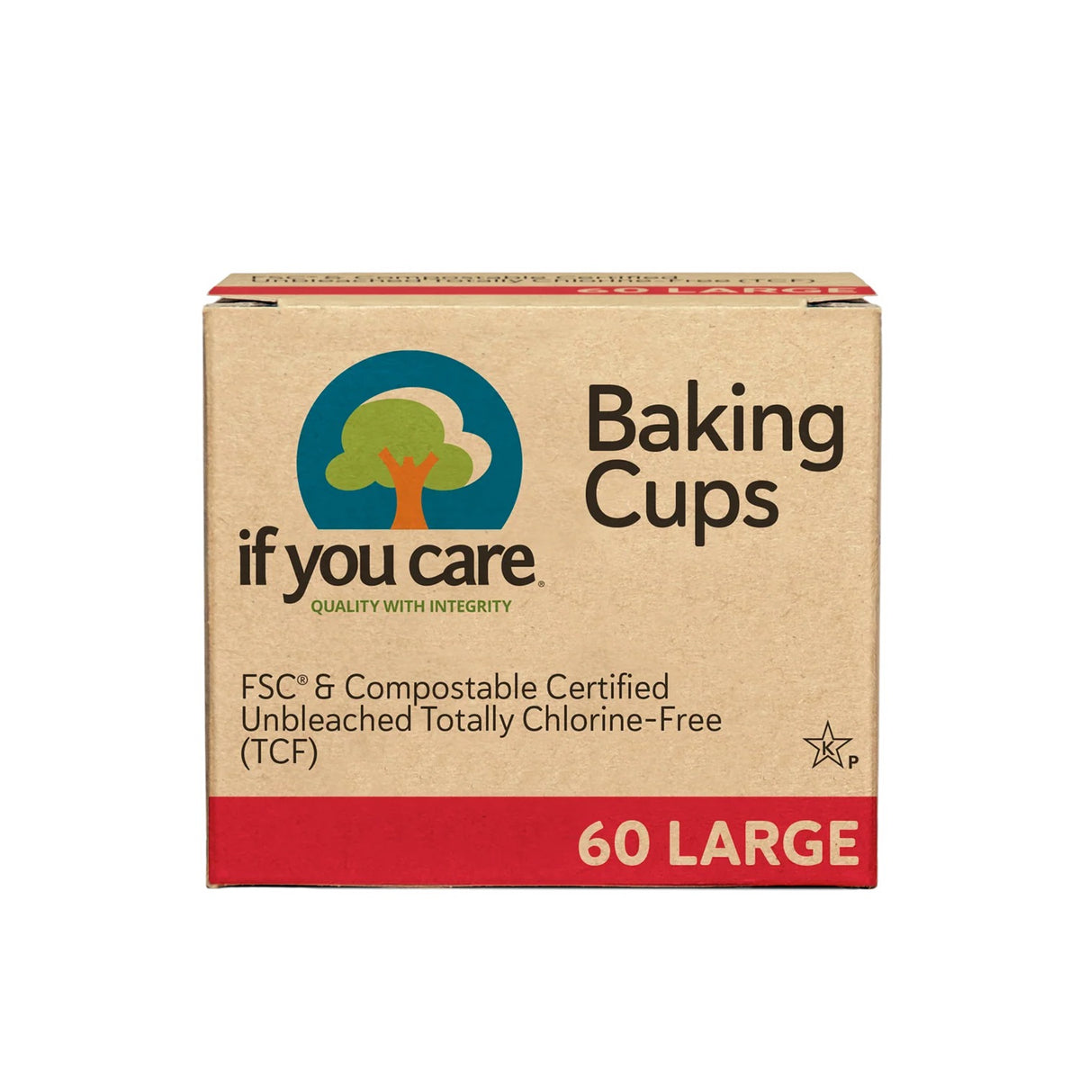 If You Care Large Baking Cups, 60 cups