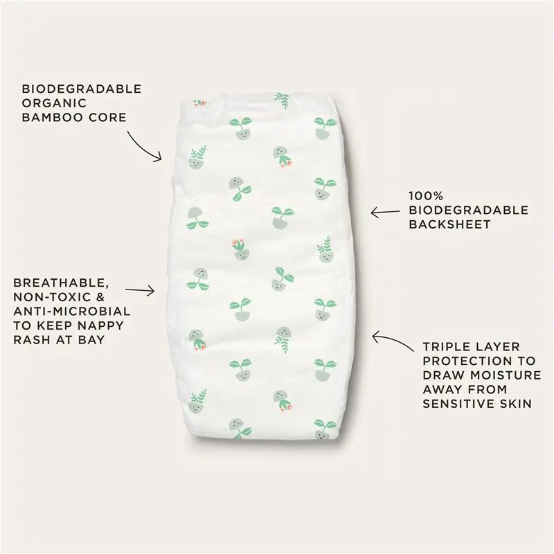 Tooshies Eco Nappies with Organic Bamboo Size 5 Walker 13-18kg 16 Pack