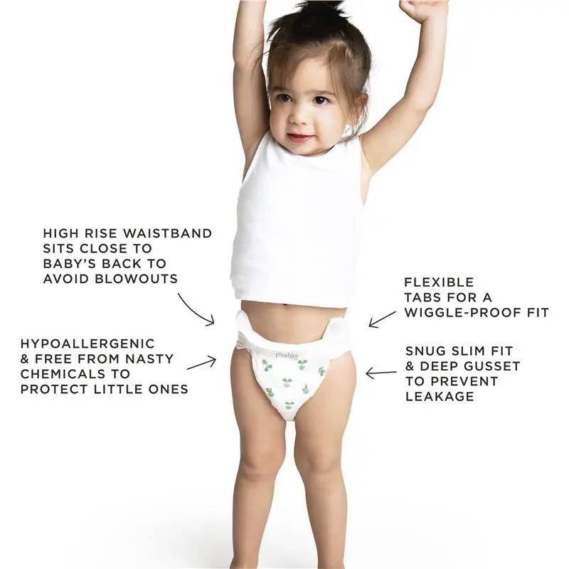 Tooshies Eco Nappies with Organic Bamboo Size 5 Walker 13-18kg 16 Pack