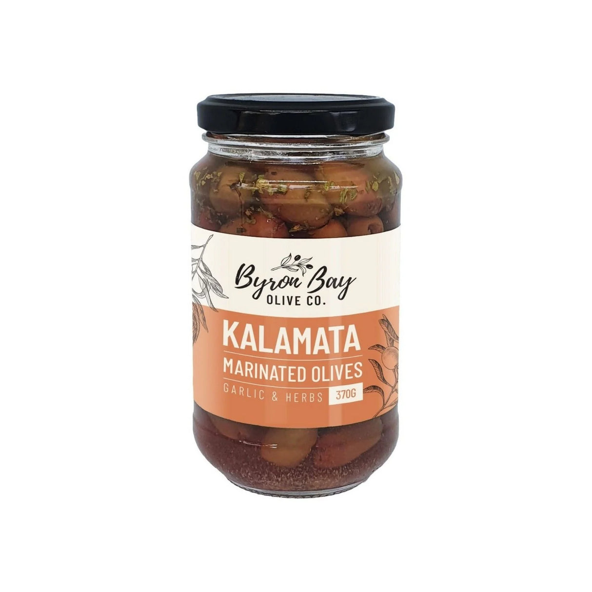Byron Bay Olive Co Kalamata Herb Garlic 370g