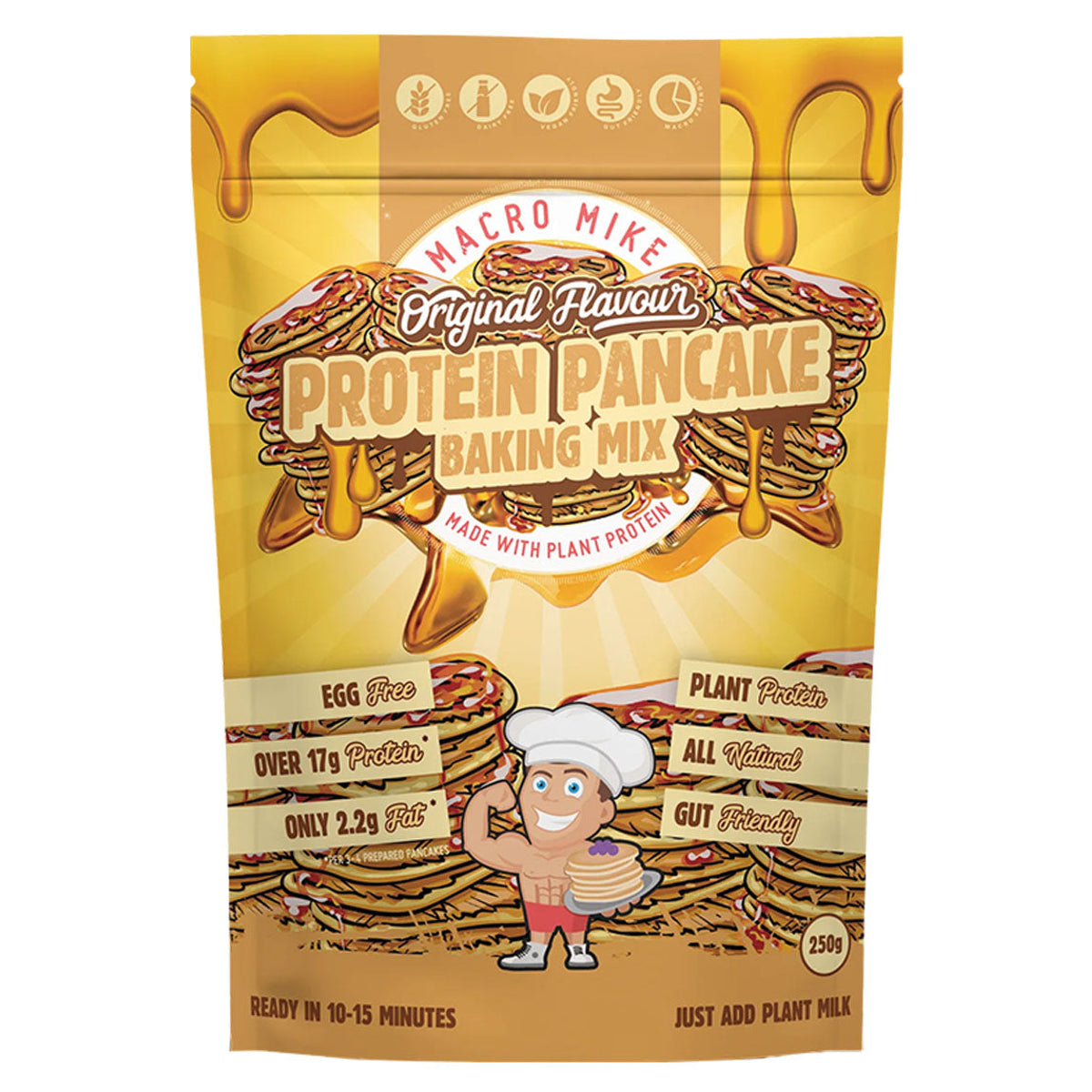 Macro Mike Plant Based Protein Pancake Mix Original 250g