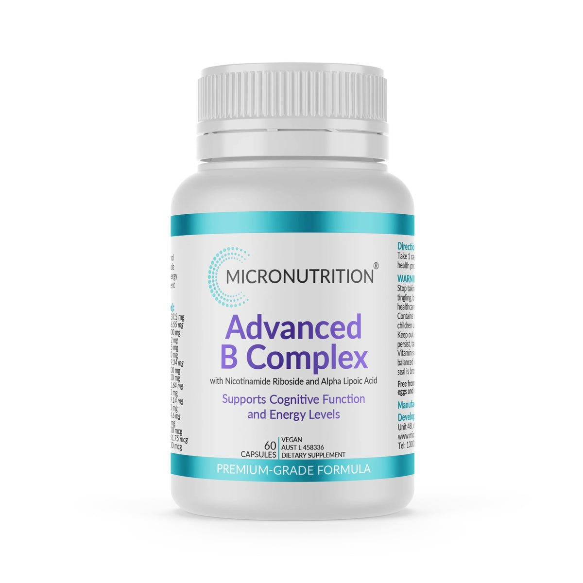 Micronutrition Advanced B Complex 60 Capsules