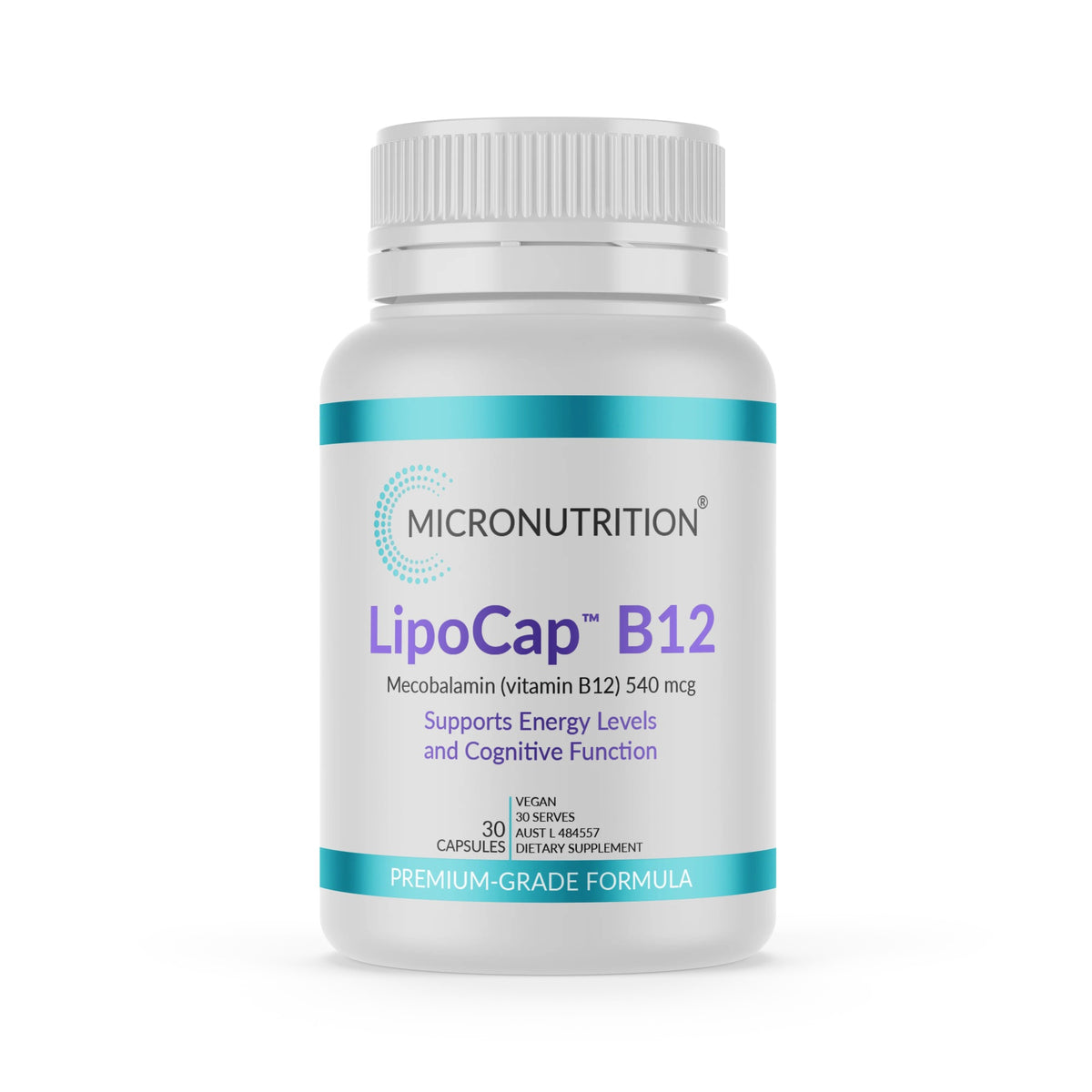 Micronutrition LipoCap Liposomal B12 30 Capsules