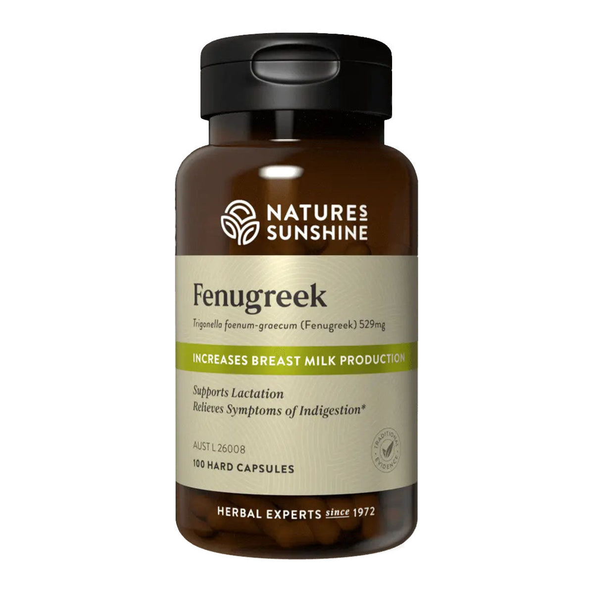 Nature's Sunshine Fenugreek 529mg 100 Capsules