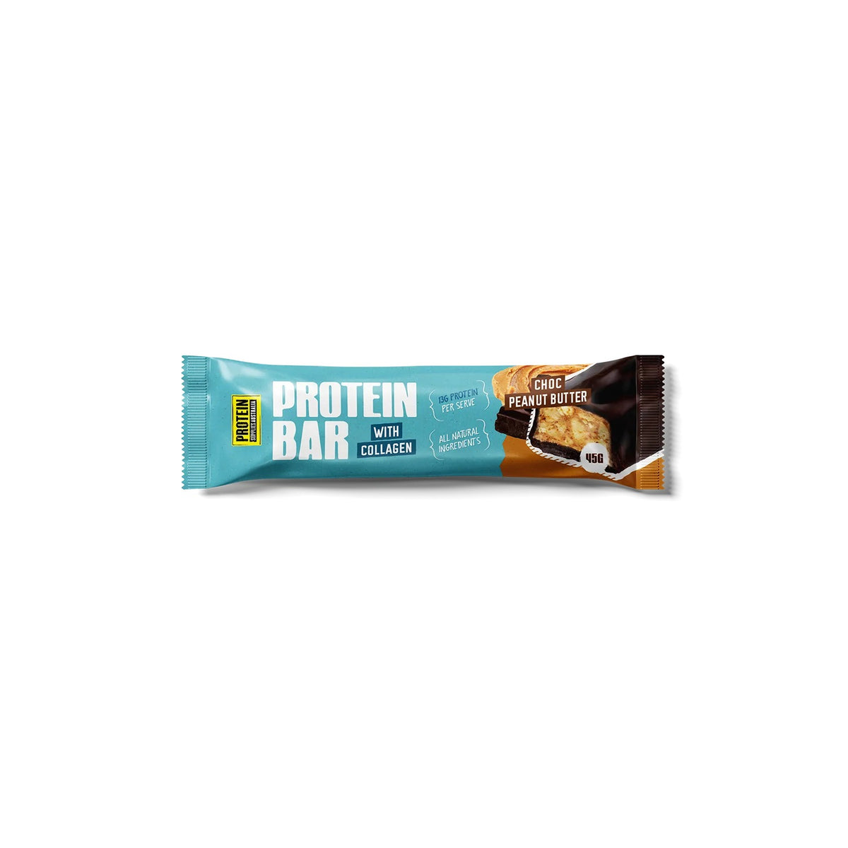 Protein Supplies Australia Collagen Protein Bar Choc Peanut Butter 45g
