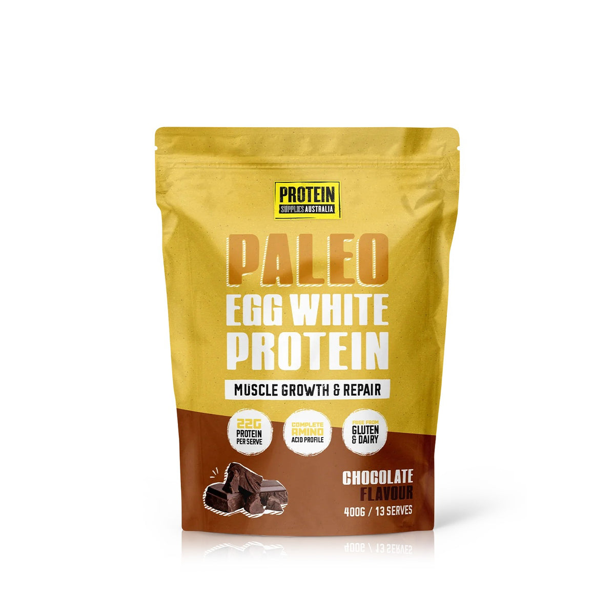 Protein Supplies Australia Egg White Protein Chocolate 400g