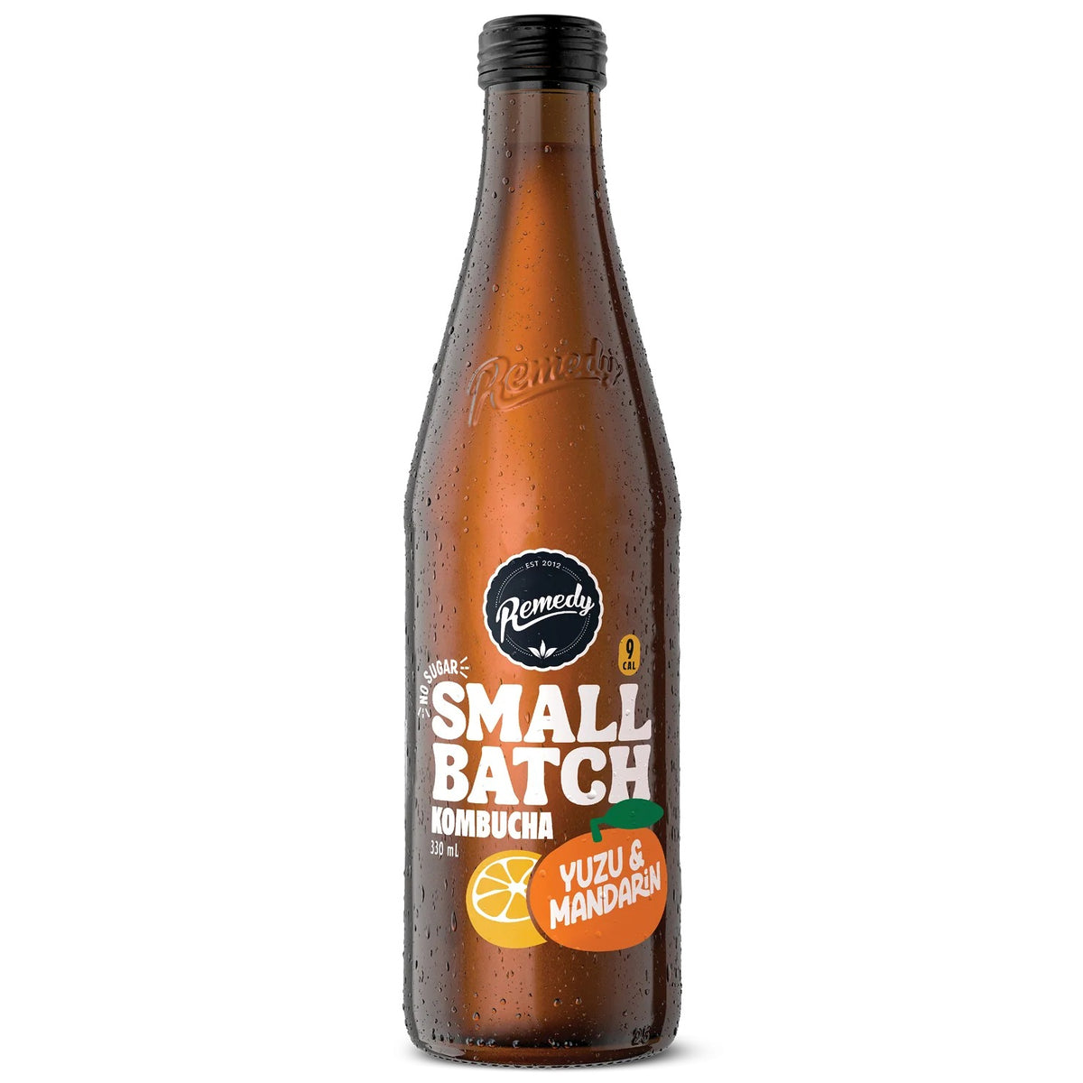 Remedy Small Batch Kombucha Yuzu & Mandarin 330ml