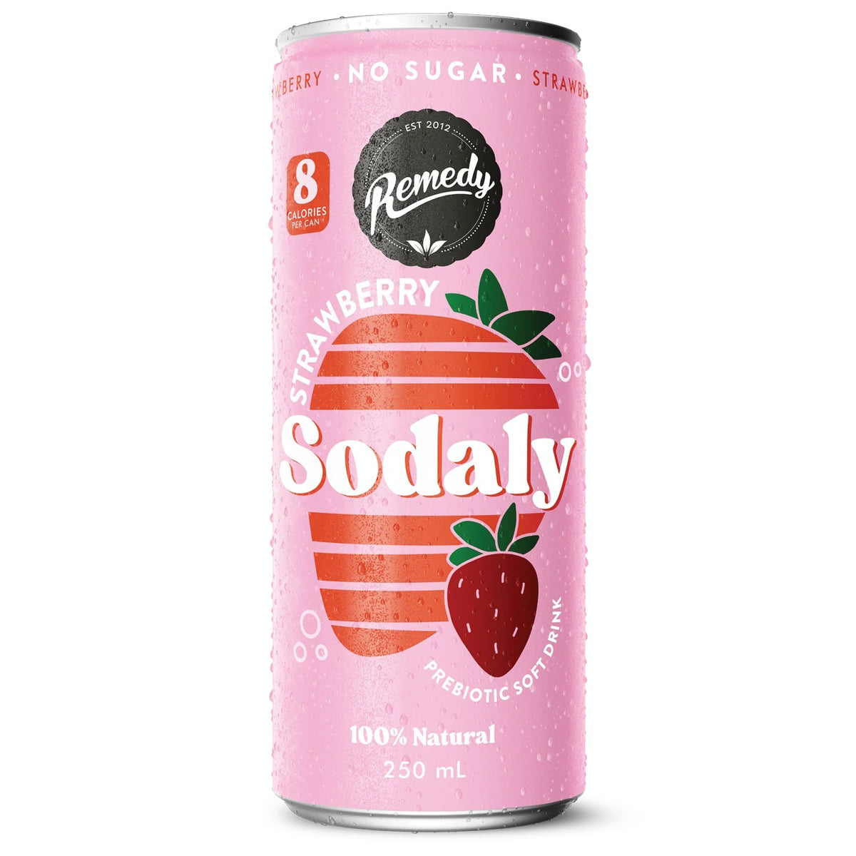 Remedy Sodaly Strawberry 4 x 250ml