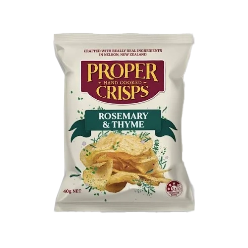 Proper Crisps Rosemary & Thyme 40g