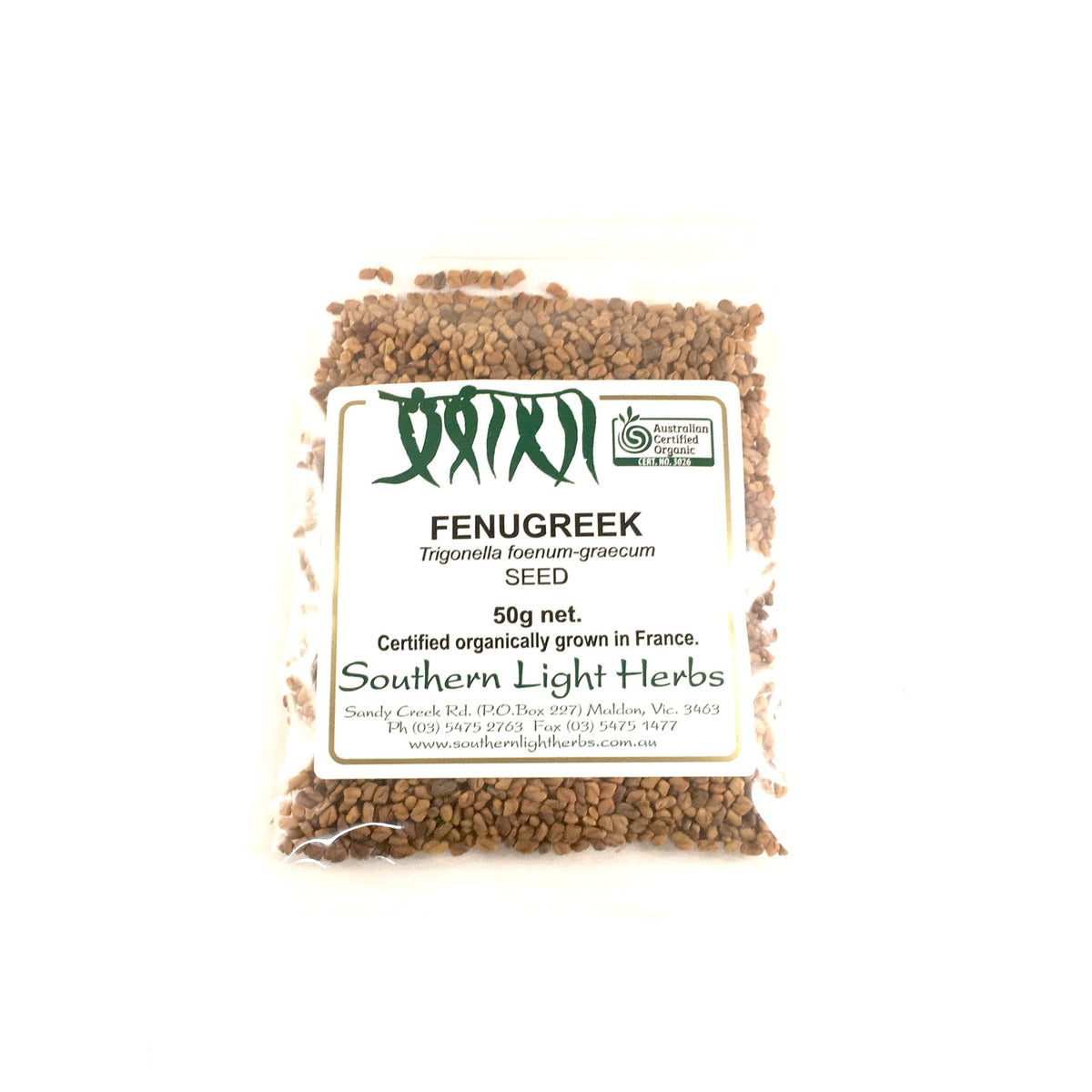 Southern Light Herbs Fenugreek Seed 50g