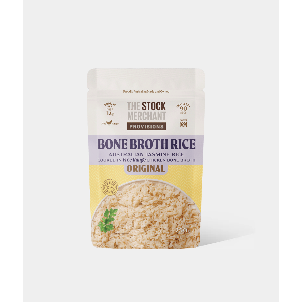 The Stock Merchant Original Bone Broth Rice 250g