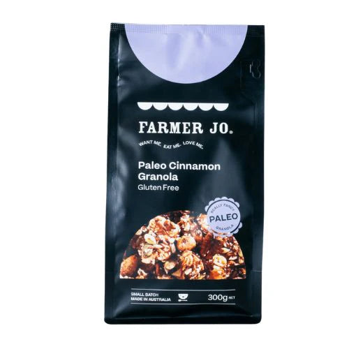 Farmer Jo Paleo Cinnamon Granola Gluten Free 300g