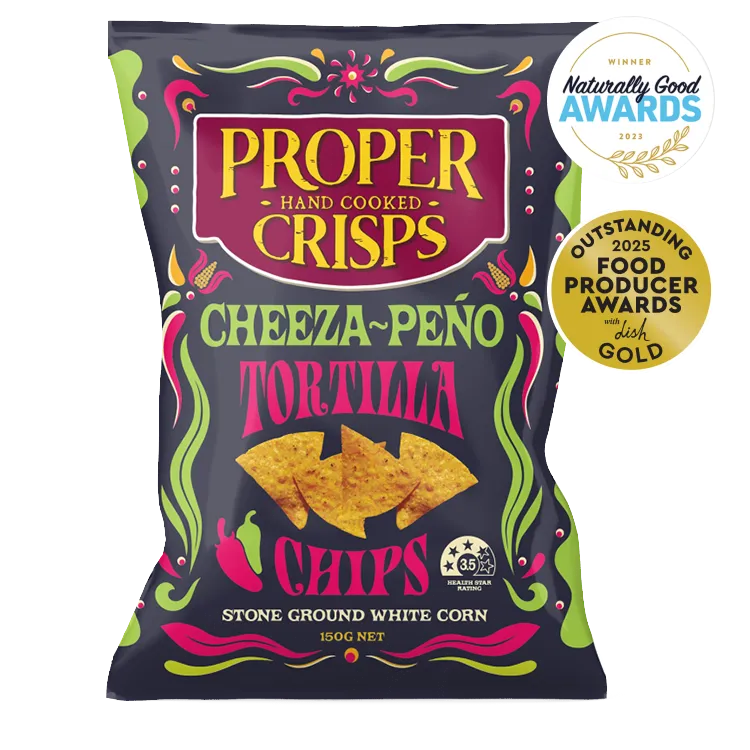 Proper Crisps Cheeza-Peno Tortilla 170g