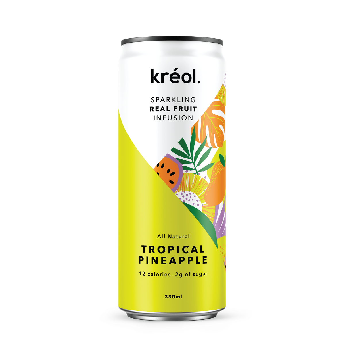 Kreol Sparkling Tropical Pineapple 330ml