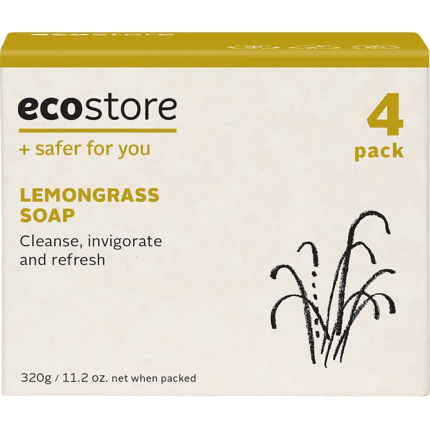 Ecostore Soap Lemongrass 4Pk
