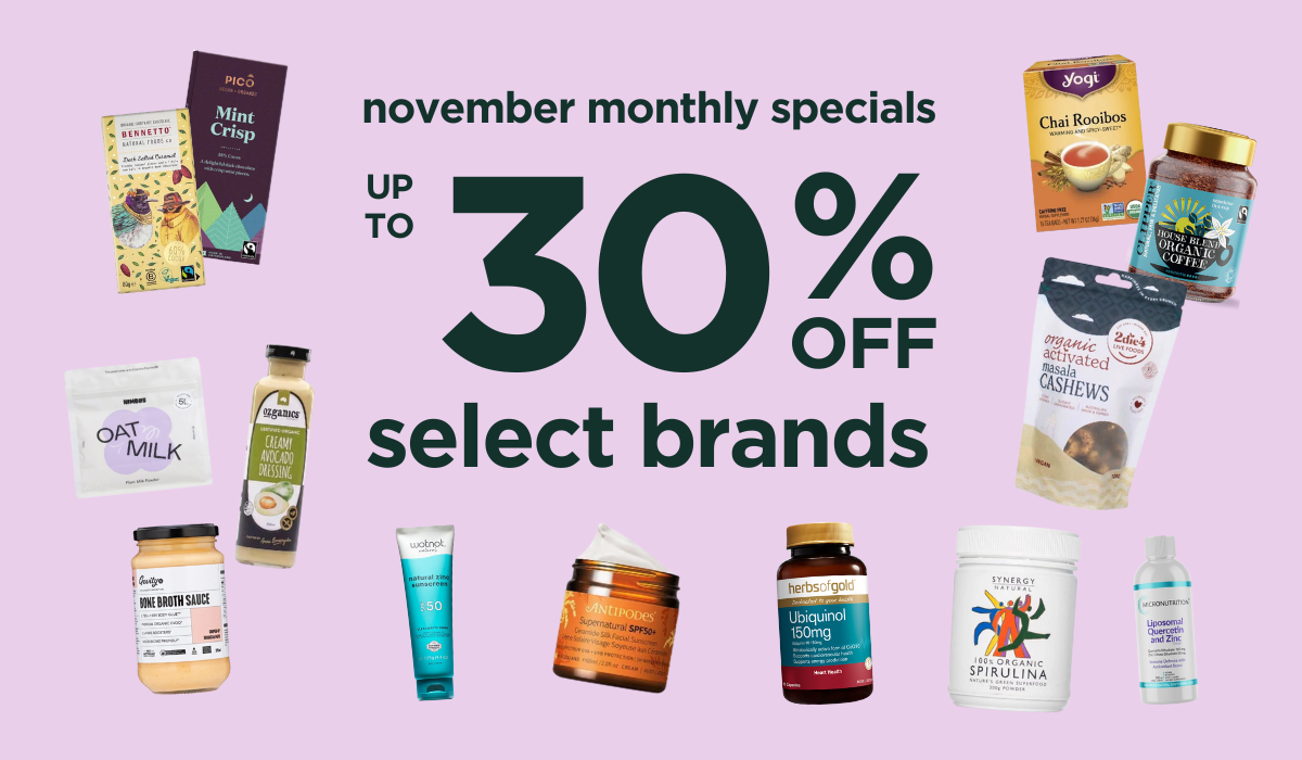November Monthly Specials