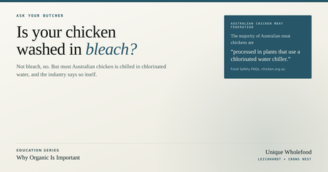 Is Your Chicken Washed in Bleach? Worth Asking Your Butcher