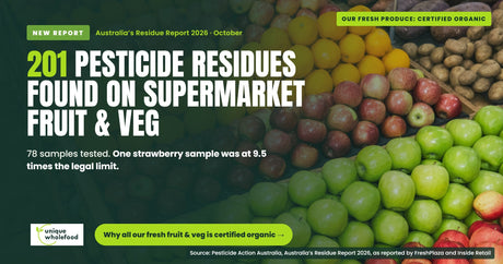 201 pesticide residues found on supermarket fruit and veg, article banner