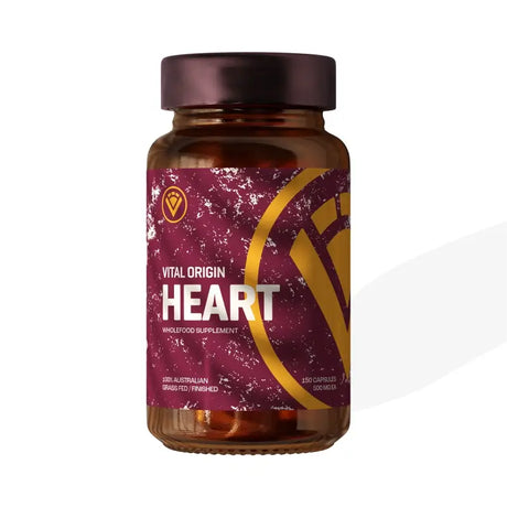 Vital Origin Grass-Fed Beef Heart Capsules 150 capsules