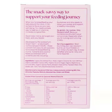 Franjo's Kitchen Gluten Free Lactation Biscuits Currant & Coconut 250g