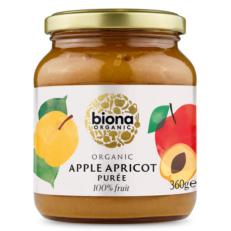 Biona Organic Apple Apricot Puree 360g