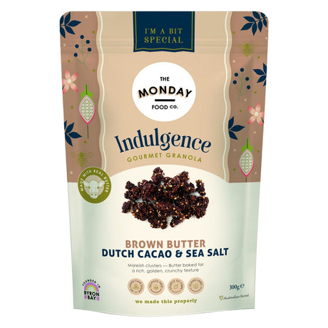 The Monday Food Co Brown Butter Dutch Cacao & Sea Salt Granola 300g
