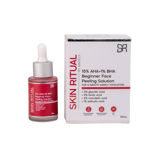 Skin Ritual 15% AHA + 1% BHA Beginner Face Peeling Solution 30ml