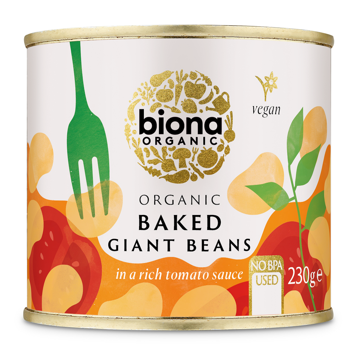 Biona Organic Baked Giant Beans in Tomato Sauce 230g