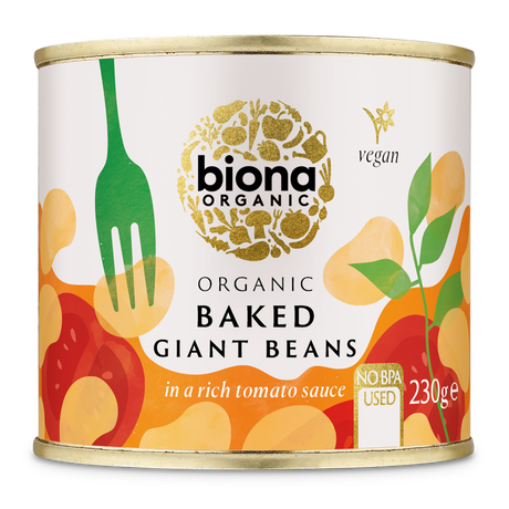 Biona Organic Baked Giant Beans in Tomato Sauce 230g