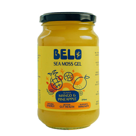 Belo Sea Moss Gel Sunny Mango & Pineapple 345g jar