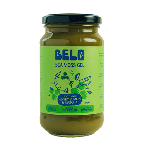 Belo Sea Moss Gel Honey Lemon & Matcha 345g jar