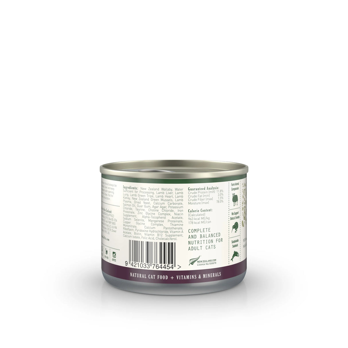 Zealandia Wallaby Pate Wet Cat Food