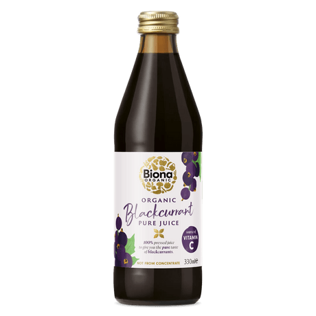 Biona Organic Blackcurrant Pure Juice 330ml
