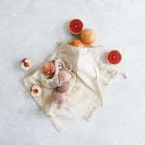 Ever Eco Organic Cotton Mixed Set Produce Bags 4 Pack