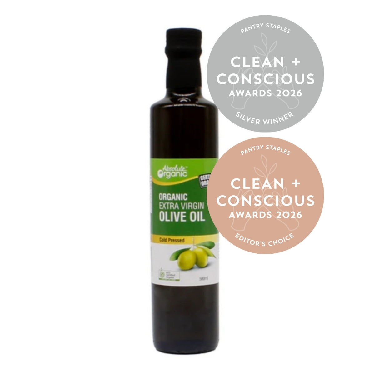Absolute Organic Extra Virgin Olive Oil 500ml