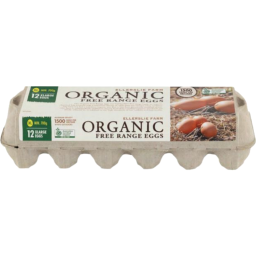 Ellerslie Organic Free Range Eggs 700g