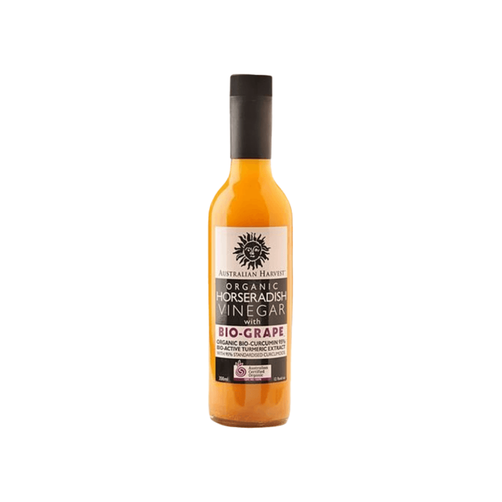 Australian Harvest Organic Horseradish Vinegar with Bio-Grape 350ml bottle