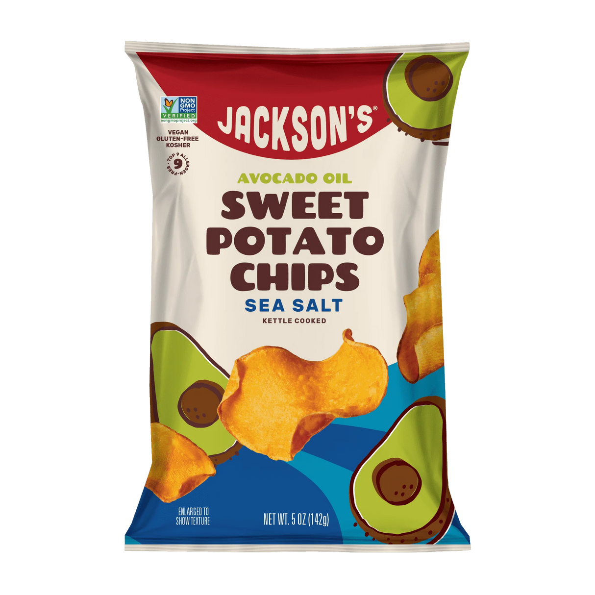 Jackson's Sweet Potato Chips in Avocado Oil Sea Salt 142g