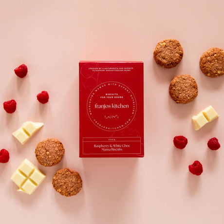 Franjo's Raspberry & White Choc Mama Biscuits 252g