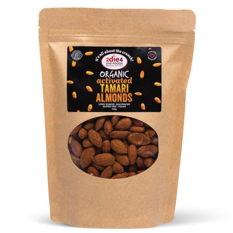 2die4 Live Foods Activated Tamari Almonds 1Kg