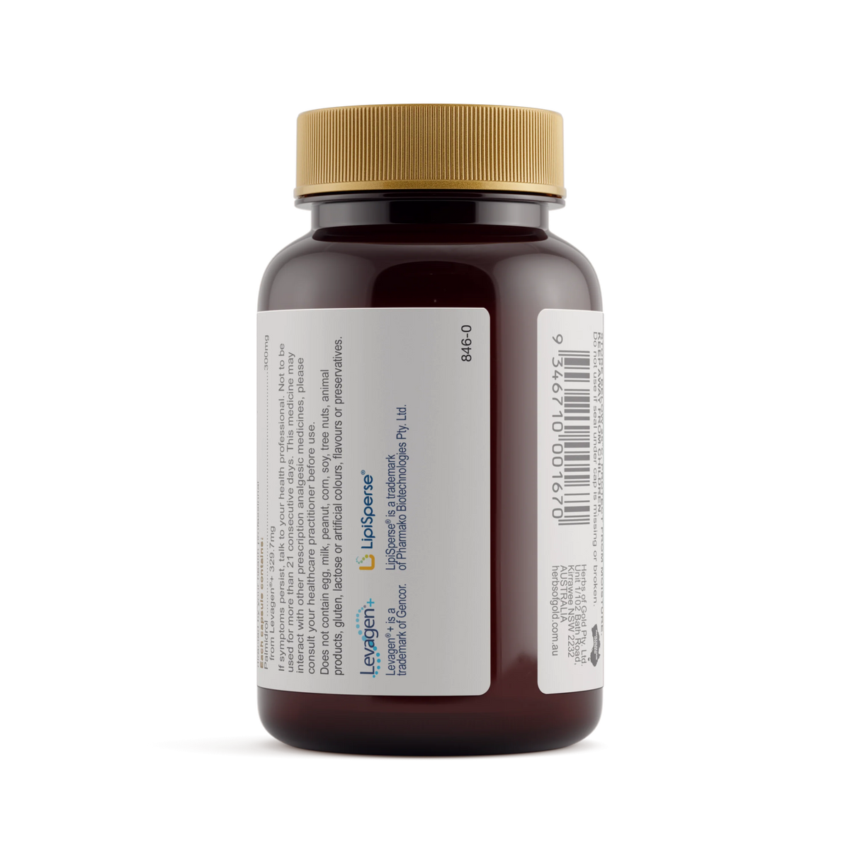 Herbs of Gold Pain Relief PEA Forte 60c