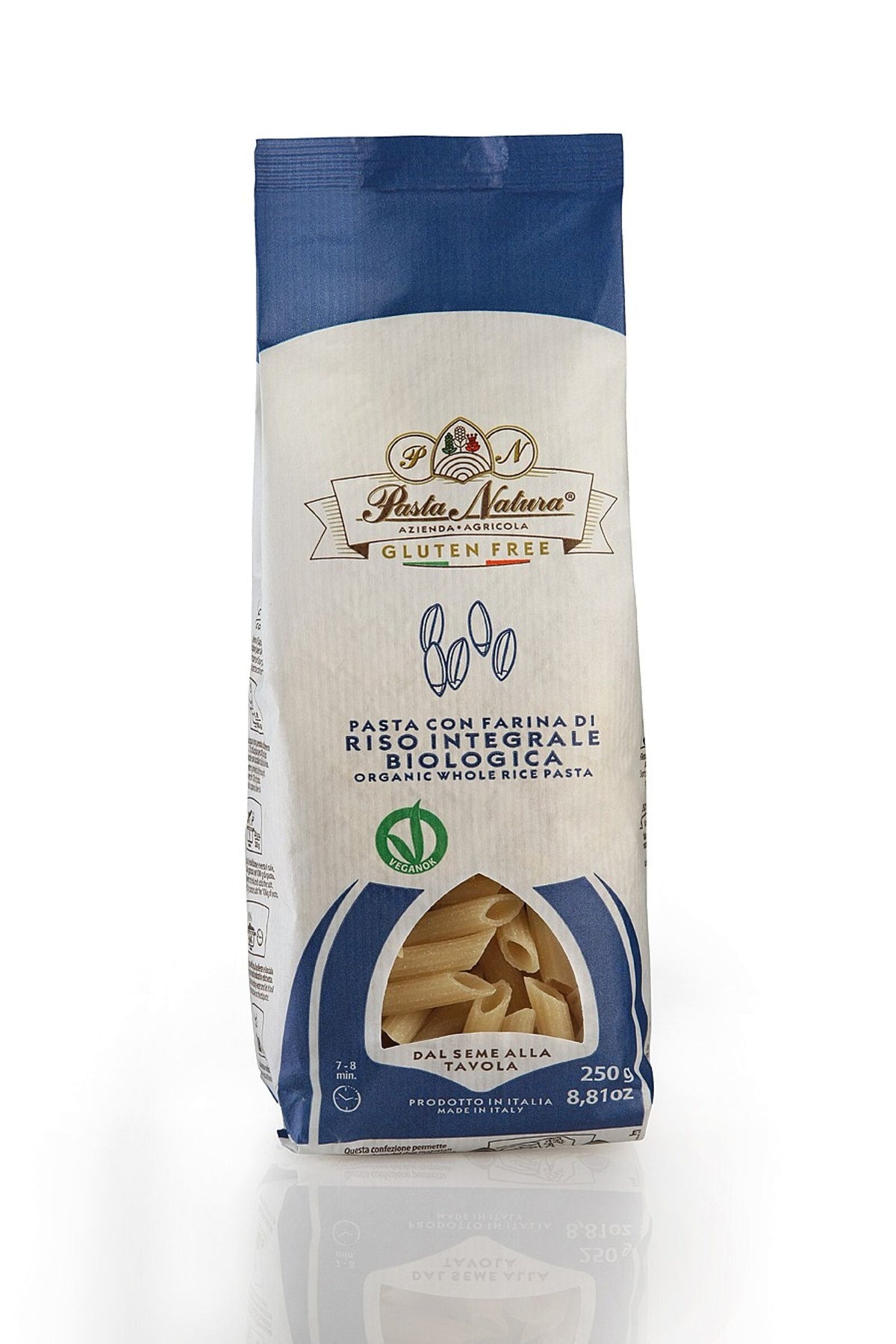 Pasta Natura Rice Penne 250g pack