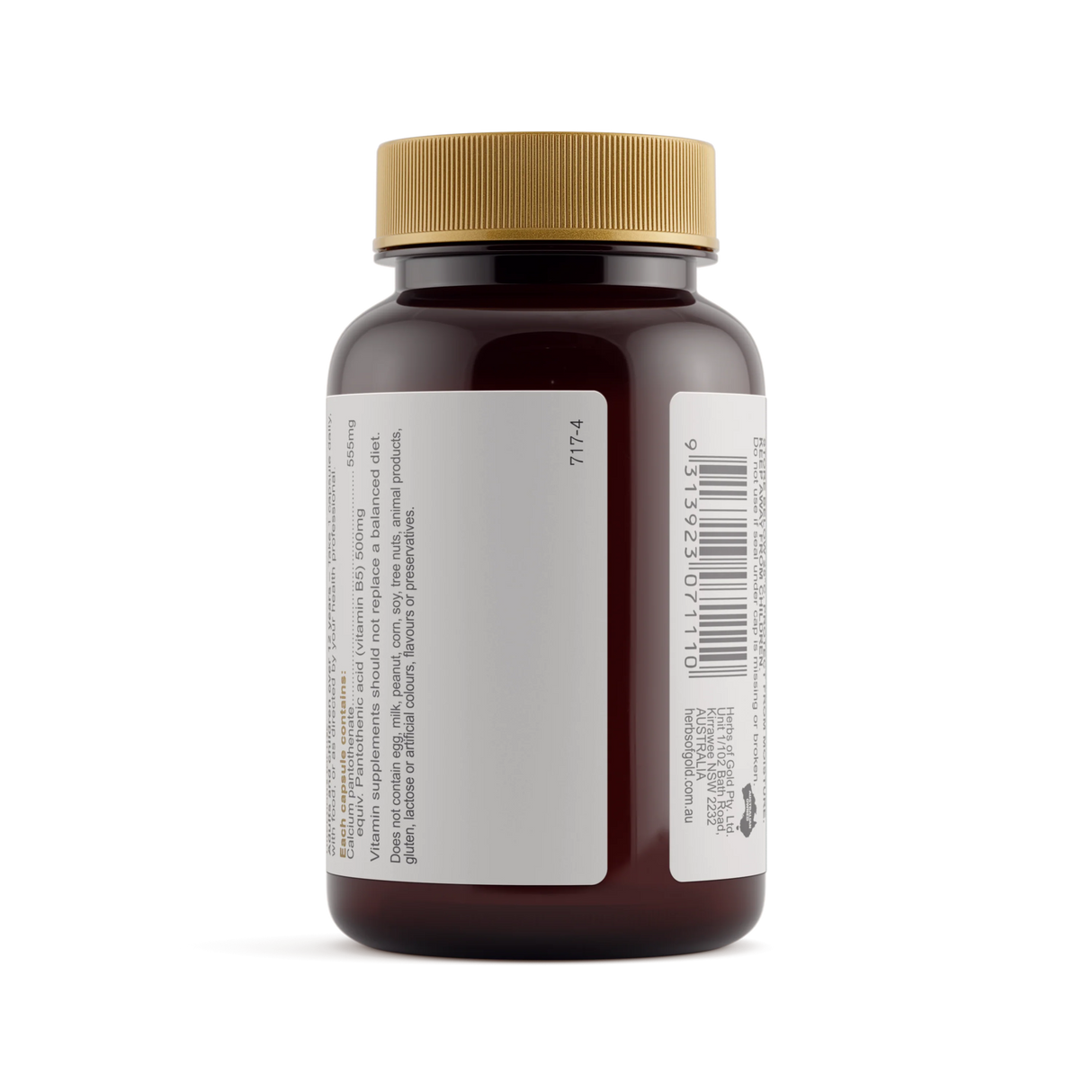 Herbs of Gold Vitamin B5 500mg 60c